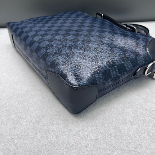 Louis Vuitton Porte Documents Jour Damier Cobalt Blue