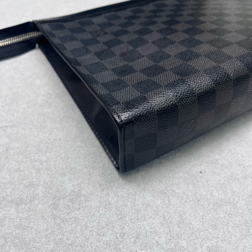 Louis Vuitton Toiletry Pouch 26 Damier Graphite Black