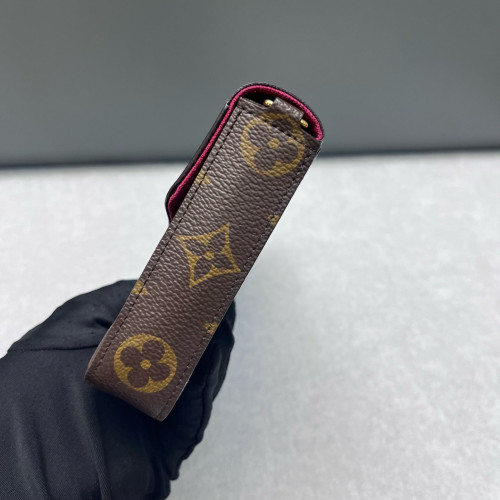 Louis Vuitton Pochette Felicie Chain Wallet Monogram Brown