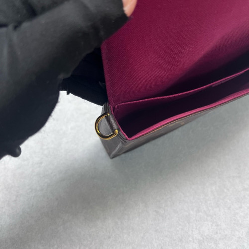 Louis Vuitton Pochette Felicie Chain Wallet Monogram Brown