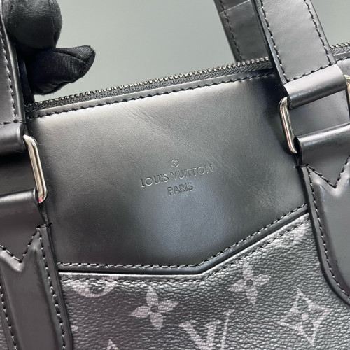 Louis Vuitton Explorer Briefcase GM Monogram Eclipse Black