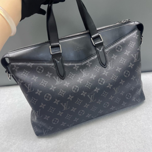 Louis Vuitton Explorer Briefcase GM Monogram Eclipse Black