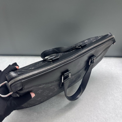 Louis Vuitton Explorer Briefcase GM Monogram Eclipse Black