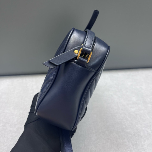 Yves Saint Laurent Camera Case Calfskin Blue