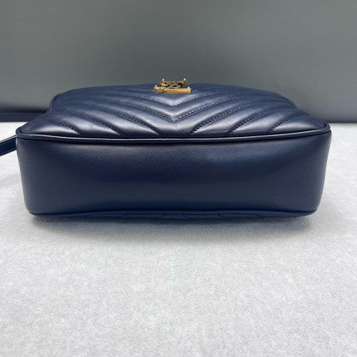 Yves Saint Laurent Camera Case Calfskin Blue
