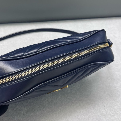 Yves Saint Laurent Camera Case Calfskin Blue