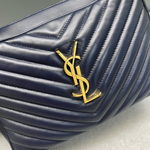 Yves Saint Laurent Camera Case Calfskin Blue