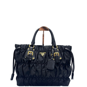 Prada Handbag Nylon Black