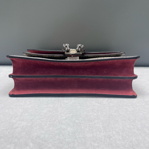 Gucci Meium Dionysus GG Supreme Monogram Blooms Beige Pink Burgundy