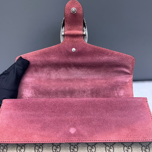 Gucci Meium Dionysus GG Supreme Monogram Blooms Beige Pink Burgundy