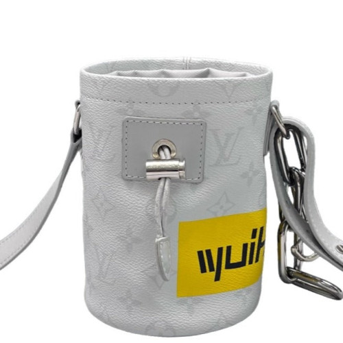 Louis Vuitton Nano Chalk Bucket Bag Calfskin Blue Louis Vuitton Nano Chalk Bucket Bag Calfskin Blue