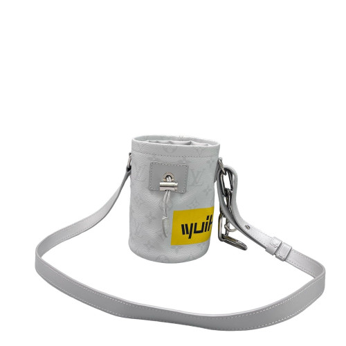 Louis Vuitton Nano Chalk Bucket Bag Calfskin Blue Louis Vuitton Nano Chalk Bucket Bag Calfskin Blue