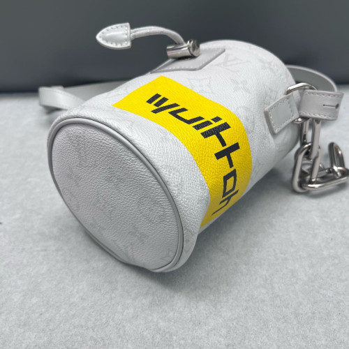 Louis Vuitton Nano Chalk Bucket Bag Calfskin Blue Louis Vuitton Nano Chalk Bucket Bag Calfskin Blue