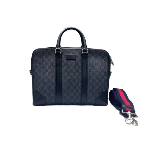 Gucci Briefcase GG Supreme Monogram Black