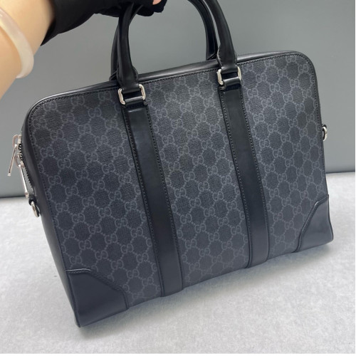 Gucci Briefcase GG Supreme Monogram Black