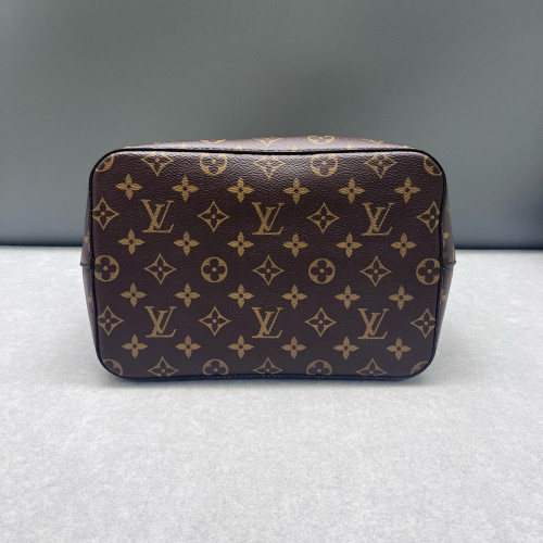 Louis Vuitton Neonoe MM Monogram Dark Brown Light Brown Pink Louis Vuitton Neonoe MM Monogram Dark Brown Light Brown Pink