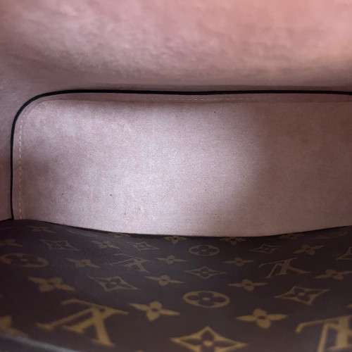 Louis Vuitton Neonoe MM Monogram Dark Brown Light Brown Pink Louis Vuitton Neonoe MM Monogram Dark Brown Light Brown Pink