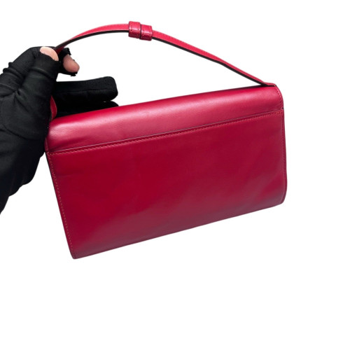 Gucci Two-Way Bag Calfskin Red