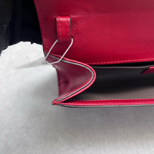 Gucci Two-Way Bag Calfskin Red