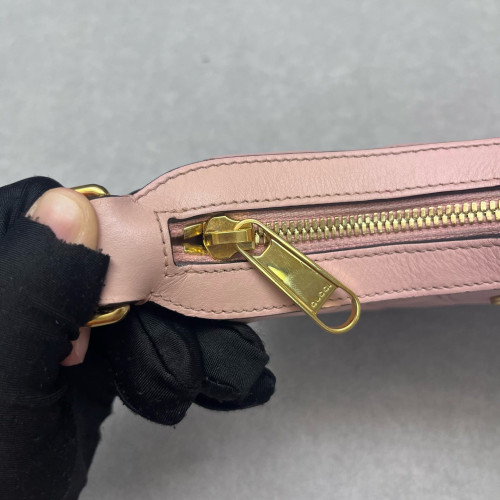 Gucci Mini Ophidia Half Moon Hobo Calfskin Pink