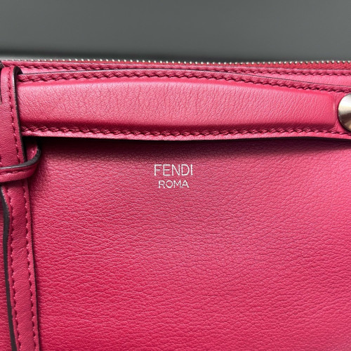 Fendi By The Way Medium Calfskin Red