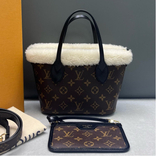 Louis Vuitton Neverfull BB Monogram Dark Brown Light Brown