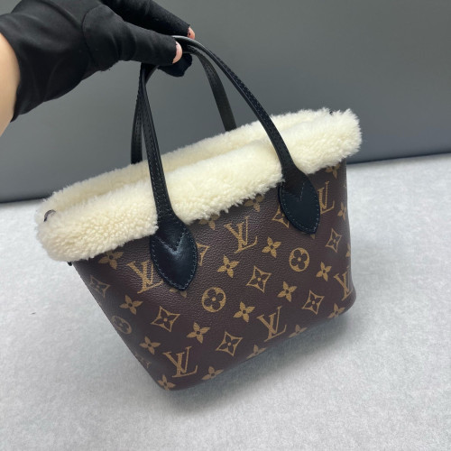 Louis Vuitton Neverfull BB Monogram Dark Brown Light Brown