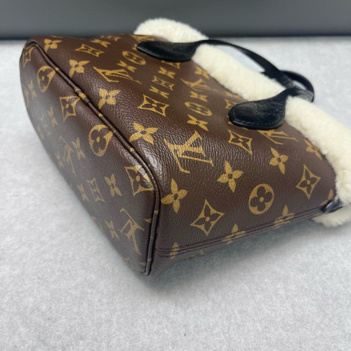 Louis Vuitton Neverfull BB Monogram Dark Brown Light Brown