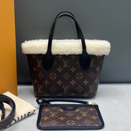 Louis Vuitton Neverfull BB Monogram Dark Brown Light Brown