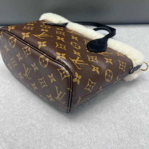 Louis Vuitton Neverfull BB Monogram Dark Brown Light Brown