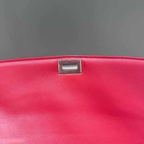 Celine Medium Classic Box Calfskin Red