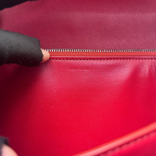 Celine Medium Classic Box Calfskin Red