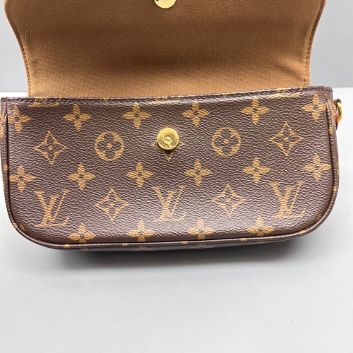 Louis Vuitton Ivy Wallet On Chain Monogram Dark Brown Light Brown Louis Vuitton Ivy Wallet On Chain Monogram Dark Brown Light Brown
