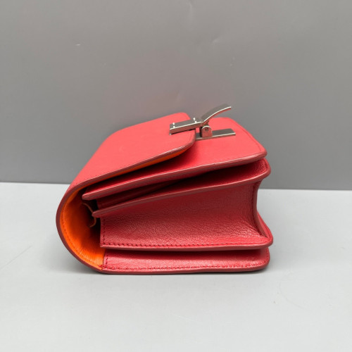 Celine Small Classic Box Calfskin Red