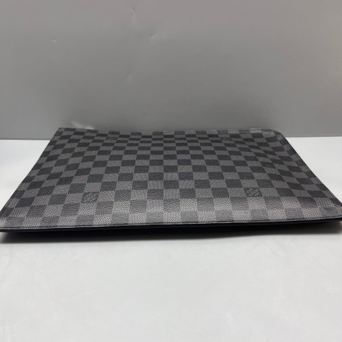 Louis Vuitton Pochette Jour GM Damier Graphite Black Grey Louis Vuitton Pochette Jour GM Damier Graphite Black Grey