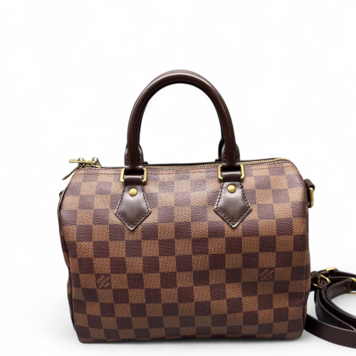 Louis Vuitton Speedy Bandouliere 25 Damier Ebene Brown