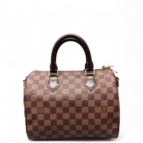 Louis Vuitton Speedy Bandouliere 25 Damier Ebene Brown