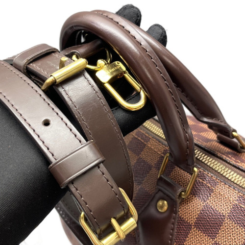Louis Vuitton Speedy Bandouliere 25 Damier Ebene Brown