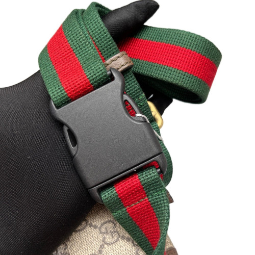 Gucci Neo Vintage Belt Bag GG Monogram Beige Brown Green