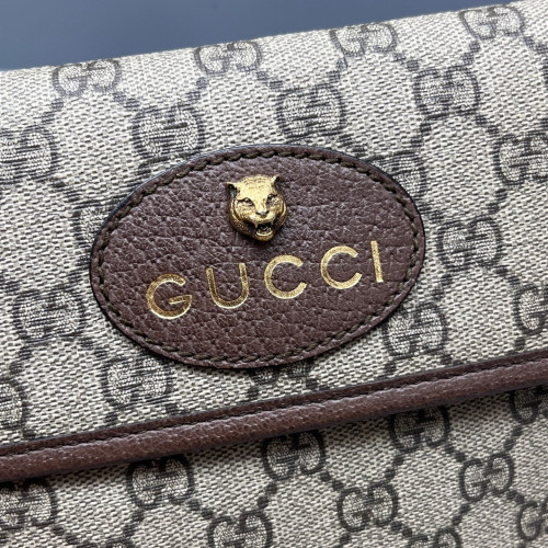 Gucci Neo Vintage Belt Bag GG Monogram Beige Brown Green