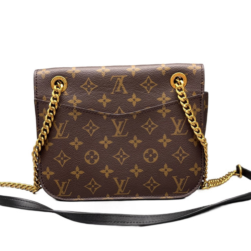 Louis Vuitton Passy Chain Shoulder Bag Monogram Brown Louis Vuitton Passy Chain Shoulder Bag Monogram Brown
