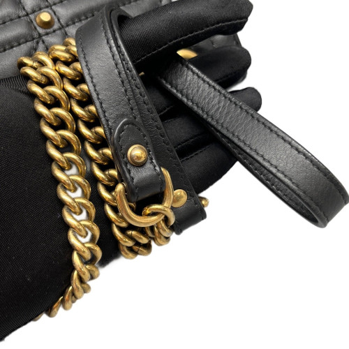 Gucci Studded Small GG Marmont Calfskin Black