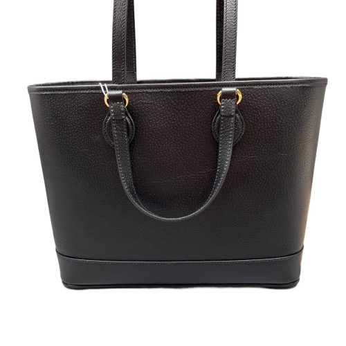 Gucci Two-Way Bag Grained Calfskin Black