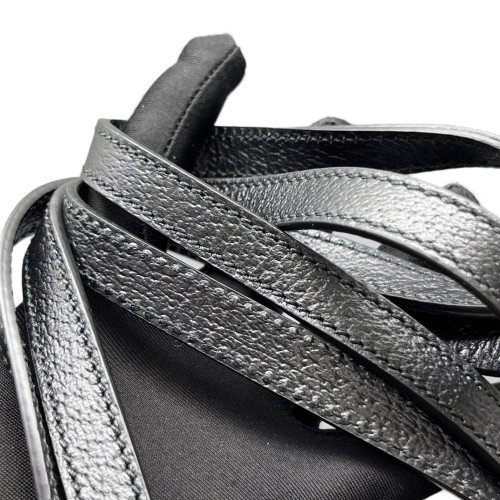 Gucci Two-Way Bag Grained Calfskin Black