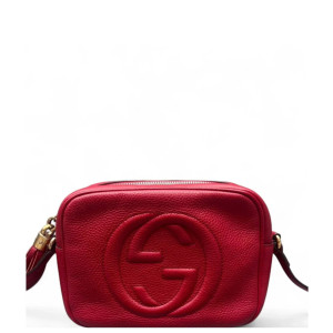 Gucci Camera Case Calfskin Red