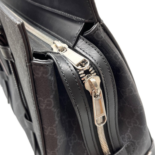 Gucci Briefcase GG Supreme Monogram Black Gucci Briefcase GG Supreme Monogram Black