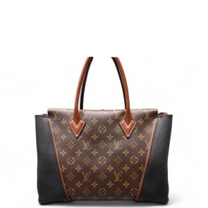 Louis Vuitton Tote Bag Monogram Brown Black