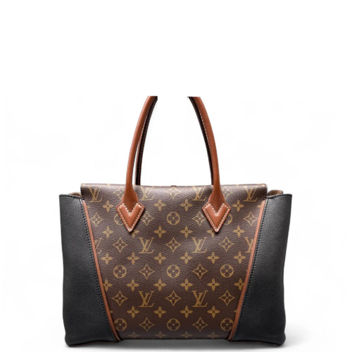 Louis Vuitton Tote Bag Monogram Brown Black