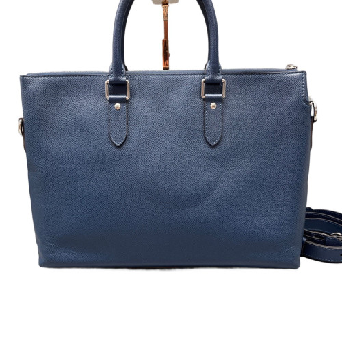 Louis Vuitton Briefcase Saffiano Calfskin Blue