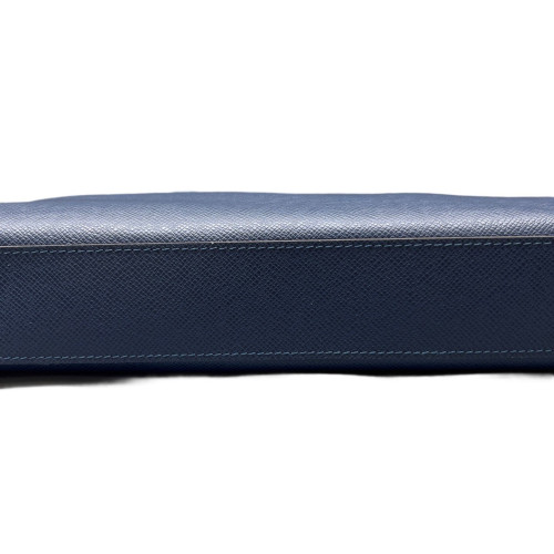 Louis Vuitton Briefcase Saffiano Calfskin Blue
